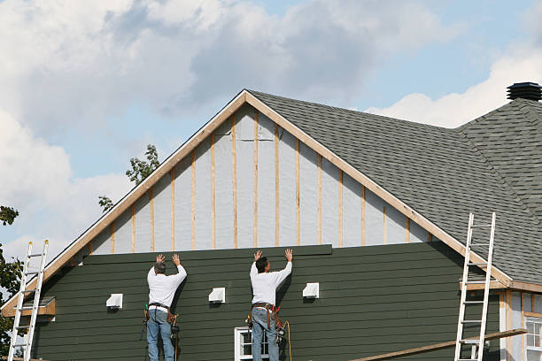 Professional Emergency Siding Repair technician working in Newton, TX